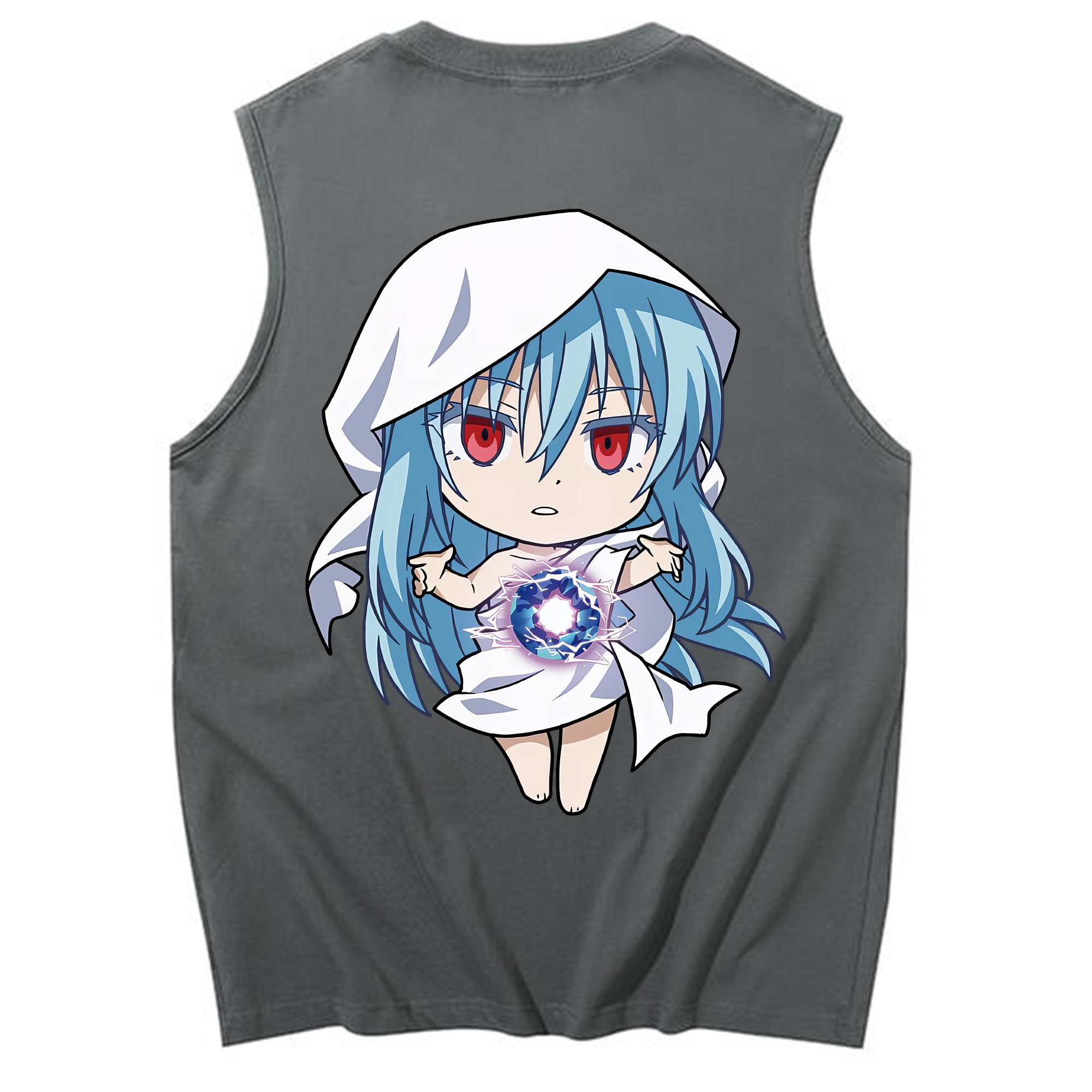 （画像用） 転スラ Regarding Reincarnated to Slime コットン100％タンクトップ（背面プリント）